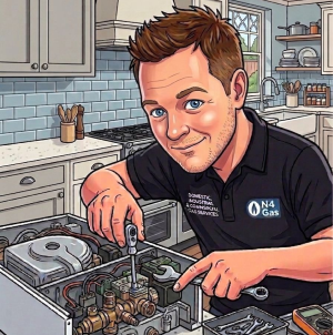 Cartoon illustration of Christopher Beevor