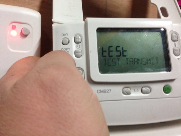 Engineer testing controls